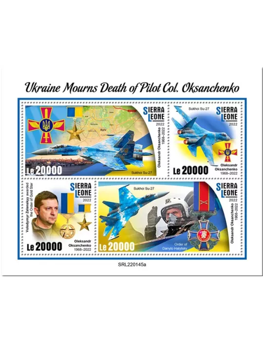 n° 10772/10775 - Timbre SIERRA LEONE Poste