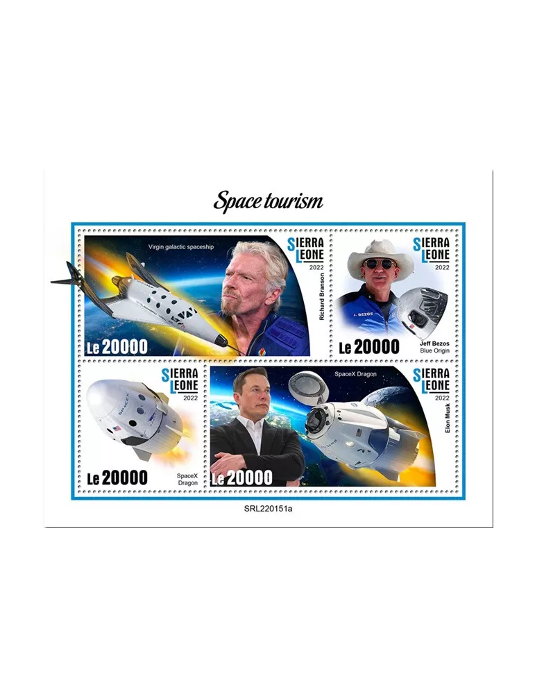 n° 10793/10796 - Timbre SIERRA LEONE Poste