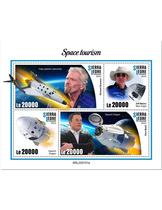 n° 10793/10796 - Timbre SIERRA LEONE Poste