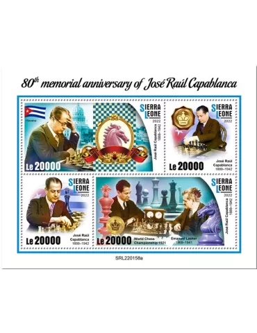 n° 10825/10828 - Timbre SIERRA LEONE Poste