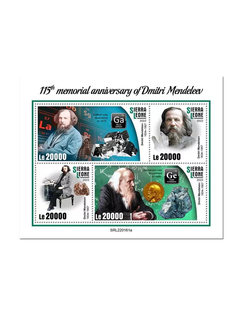 n° 10835/10838 - Timbre SIERRA LEONE Poste