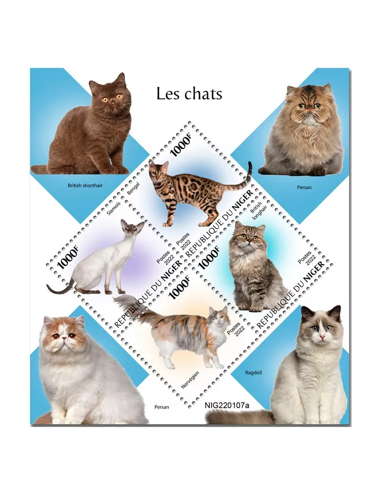 n° 6800/6803 - Timbre NIGER Poste