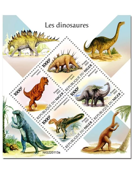 n° 6824/6827 - Timbre NIGER Poste