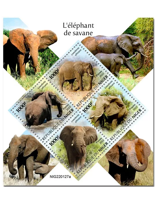 n° 6880/6883 - Timbre NIGER Poste