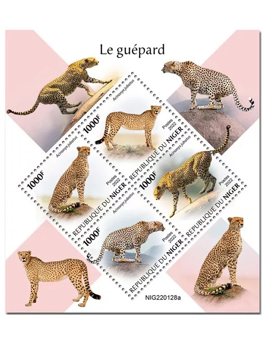 n° 6884/6887 - Timbre NIGER Poste