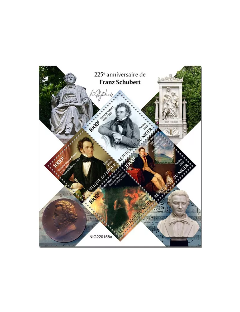 n° 7004/7007 - Timbre NIGER Poste