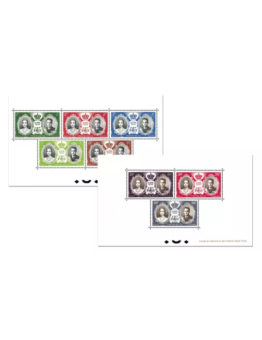 n° 5/6 - Timbre Monaco Bloc et feuillets