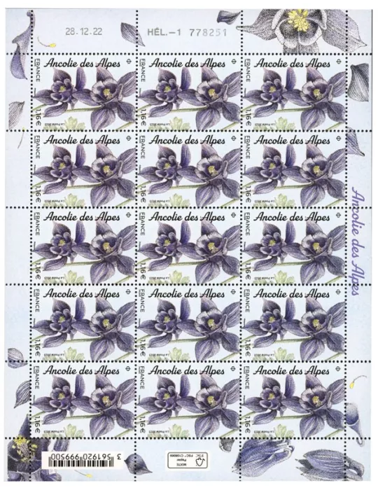 n° F87 - Timbre France Feuillets de France (n° 5652)