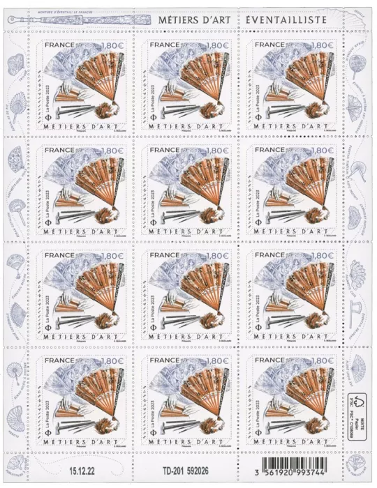 n° F88 - Timbre France Feuillets de France (n° 5656)