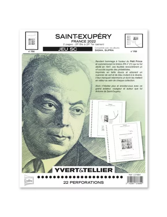 SAINT EXUPERY SC : 2022 (JEUX AVEC POCHETTES)