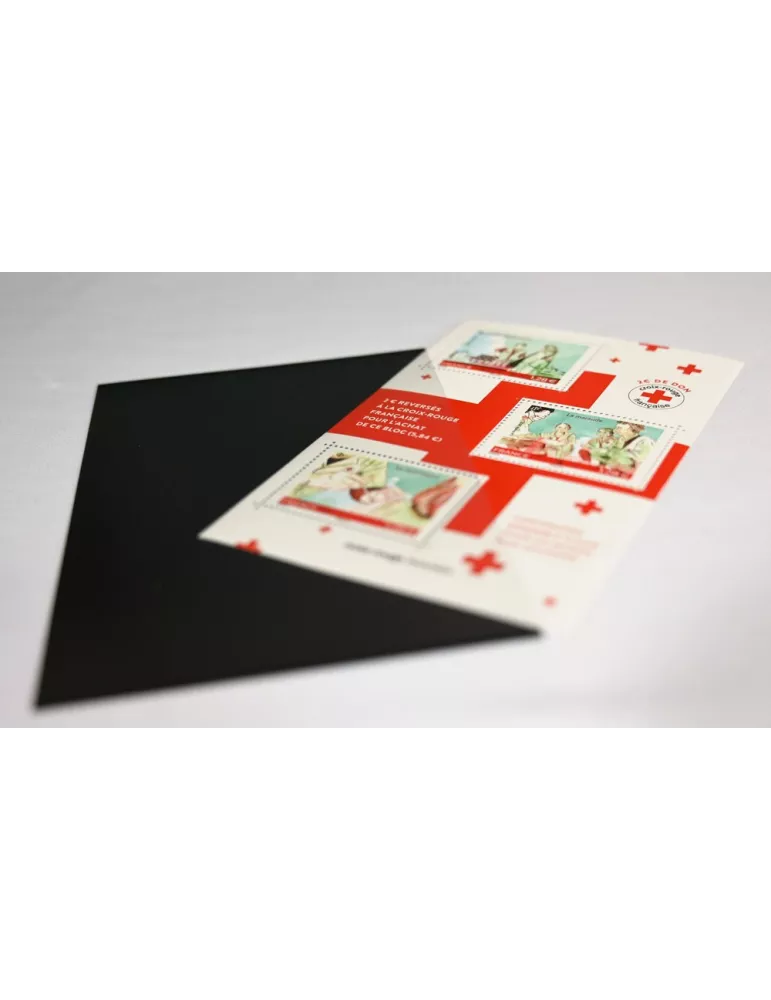 Pochettes double soudure - Lxh: 85x130 mm (Fond noir)