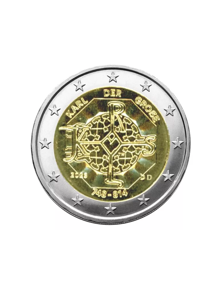 2 EURO COMMEMORATIVE 2023 : ALLEMAGNE (1275e anniversaire de Charlemagne)