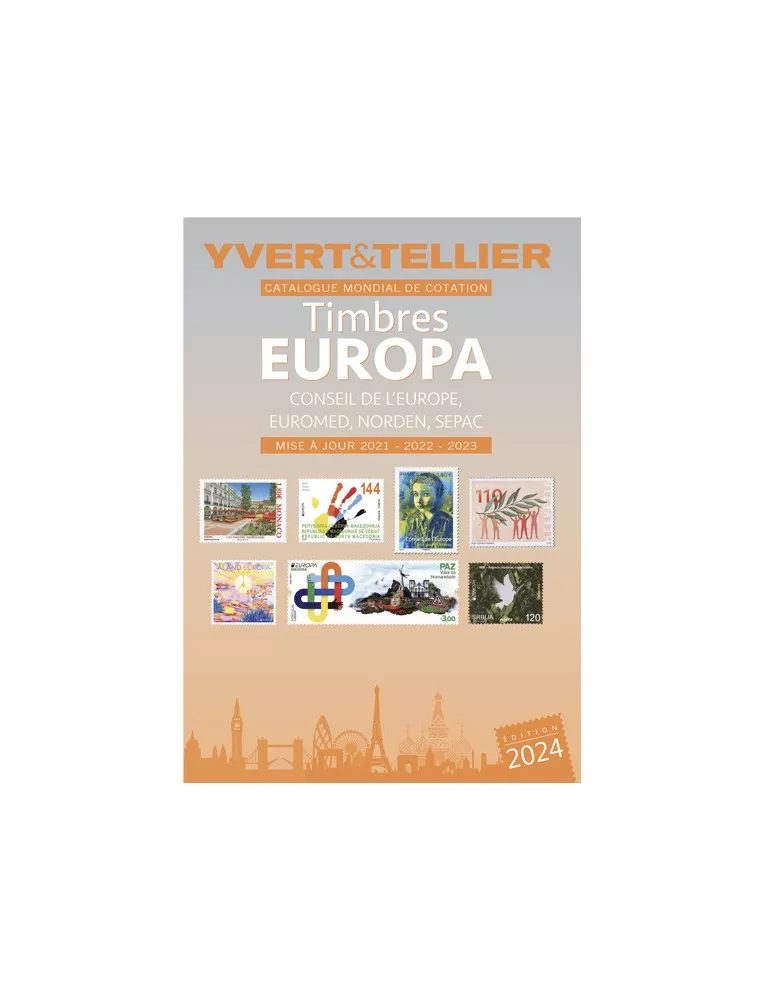 EUROPA - 2022 + Mise à jour 2024 (Catalogue des timbres EUROPA, Conseil de l'Europe, EUROMED, SEPAC, NORDEN)