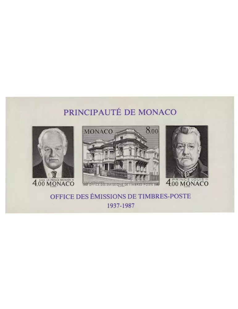 n° 39a - Timbre Monaco Bloc et feuillets