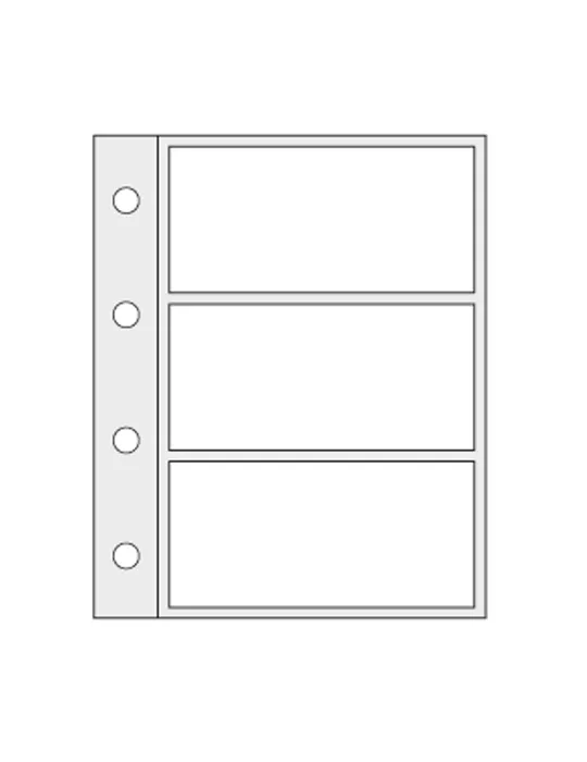Feuilles avec intercalaires pour album BILLETS TOURISTIQUES - SAFE® (x5)