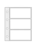 Feuilles avec intercalaires pour album BILLETS TOURISTIQUES - SAFE® (x5)