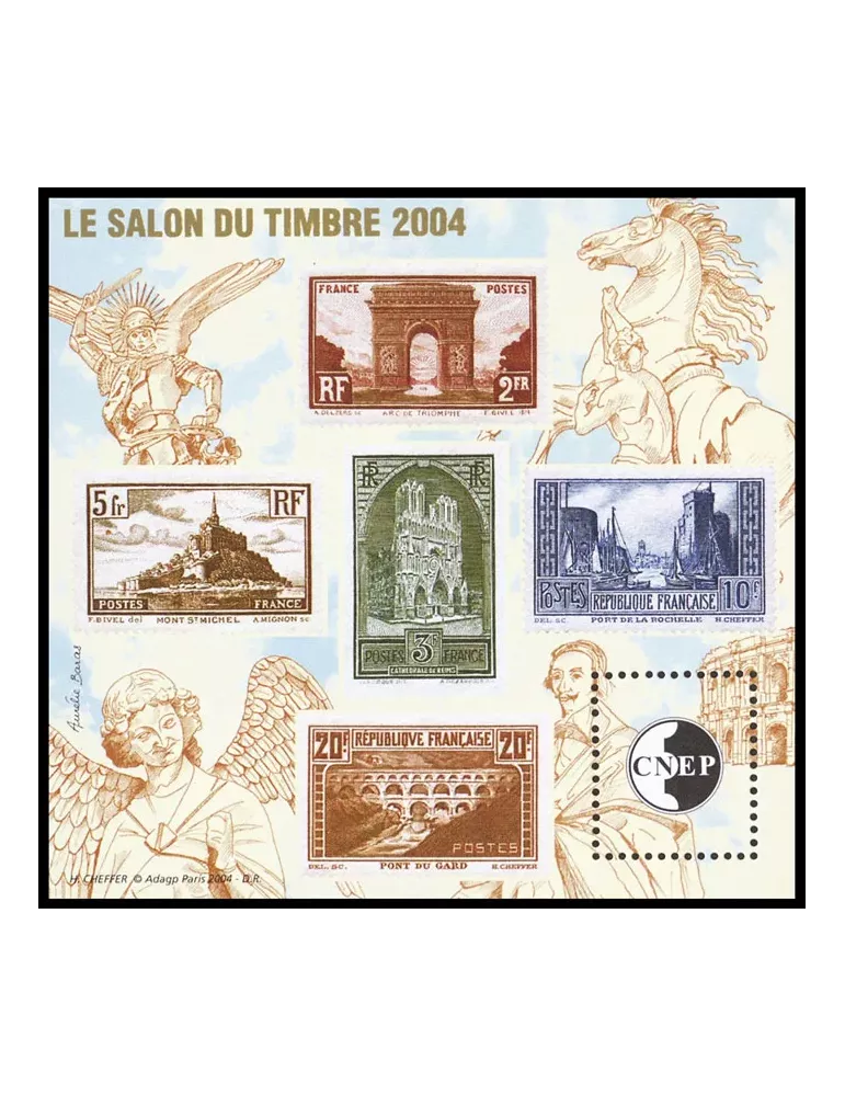 n° 41b - Timbre France CNEP (Epreuve de luxe)
