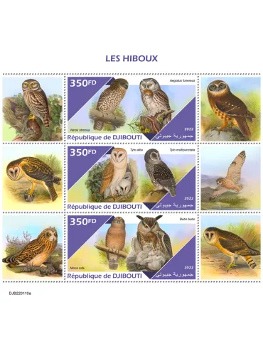 n° 3869/3871 - Timbre DJIBOUTI Poste