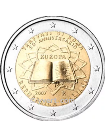 2 EURO COMMEMORATIVE 2007 : ITALIE (Traité de Rome)