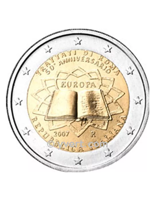 2 EURO COMMEMORATIVE 2007 : ITALIE (Traité de Rome)