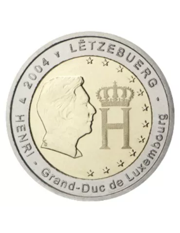 2 EURO COMMEMORATIVE 2004 : LUXEMBOURG (monogramme du grand-duc Henri)