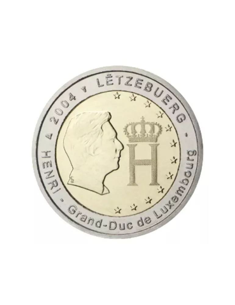 2 EURO COMMEMORATIVE 2004 : LUXEMBOURG (monogramme du grand-duc Henri)