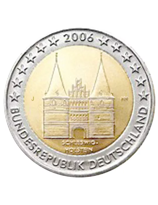 2 EURO COMMEMORATIVE 2006 : ALLEMAGNE - J (Heidelberg)