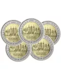 2 EURO COMMEMORATIVE 2007 : ALLEMAGNE (château de SCHWERIN les 5 pièces)