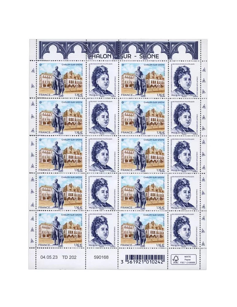 n° F101 - Timbre France Feuillets de France (n° 5687)