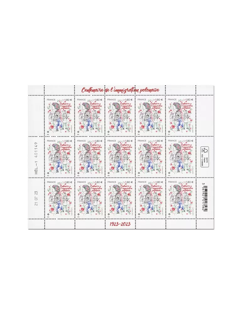 n° F110 - Timbre France Feuillets de France (n° 5705)