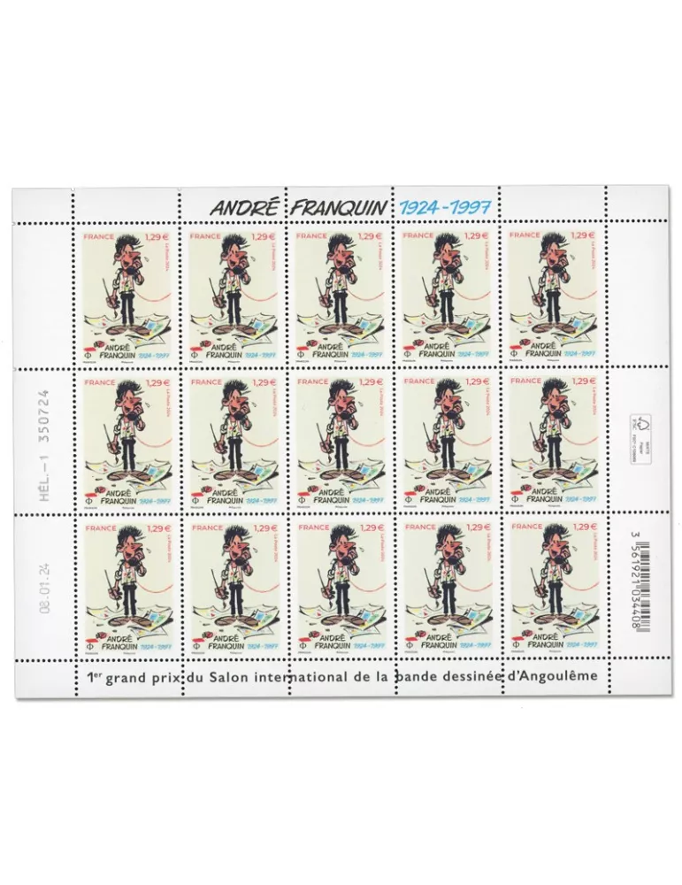 n° F124 - Timbre France Feuillets de France (n° 5745)