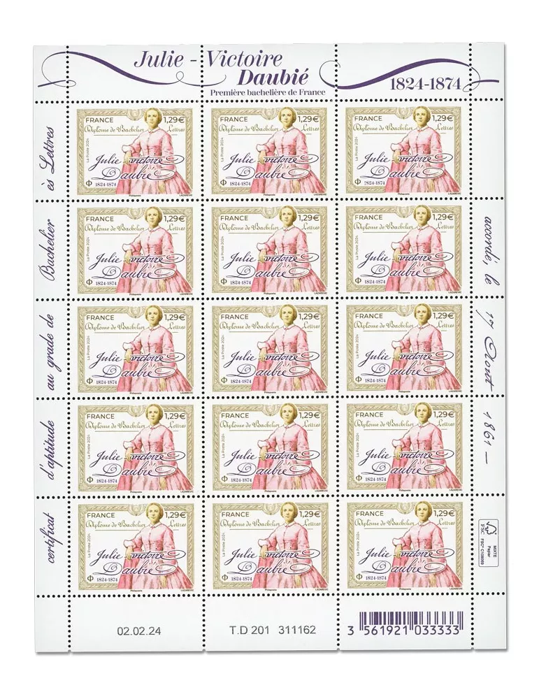 n° F128 - Timbre France Feuillets de France (n° 5756)