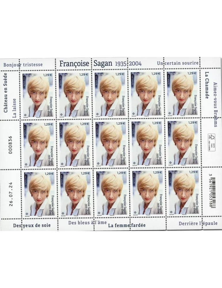 n° F156 - Timbre France Feuillets de France (n° 5805)