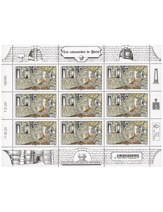 n° F92 - Timbre France Feuillets de France (n° 5661)