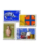 LIECHTENSTEIN : pochette de 100 timbres (Oblitérés)
