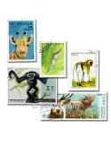 ANIMAUX : pochette de 1000 timbres (Oblitérés)