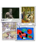 TABLEAUX : pochette de 500 timbres (Oblitérés)