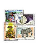 CAMEROUN : pochette de 50 timbres (Oblitérés)