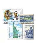 MAURITANIE : pochette de 50 timbres (Oblitérés)