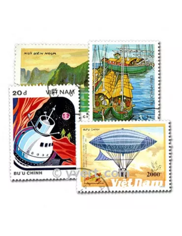 VIETNAM : pochette de 500 timbres (Oblitérés)