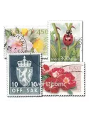 NORVEGE : pochette de 100 timbres (Oblitérés)