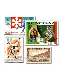 SENEGAL : pochette de 100 timbres (Oblitérés)
