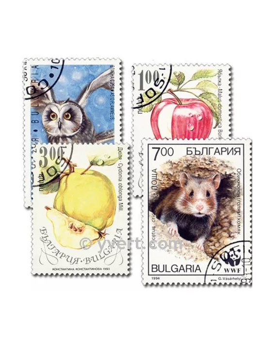 BULGARIE : pochette de 1000 timbres (Oblitérés)