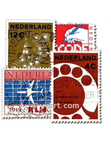 PAYS BAS : pochette de 500 timbres (Oblitérés)