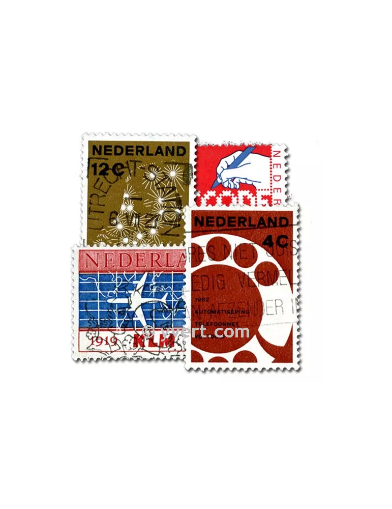 PAYS BAS : pochette de 500 timbres (Oblitérés)