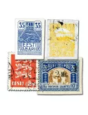 ESTONIE : pochette de 50 timbres (Oblitérés)