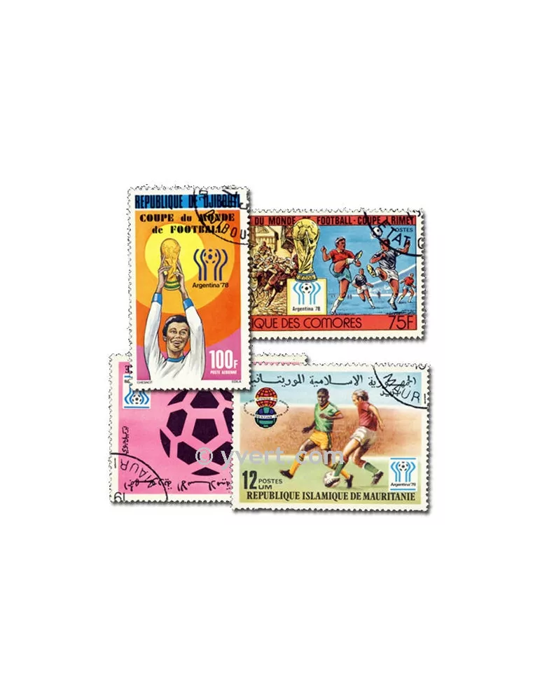 ARGENTINE : pochette de 500 timbres (Oblitérés)