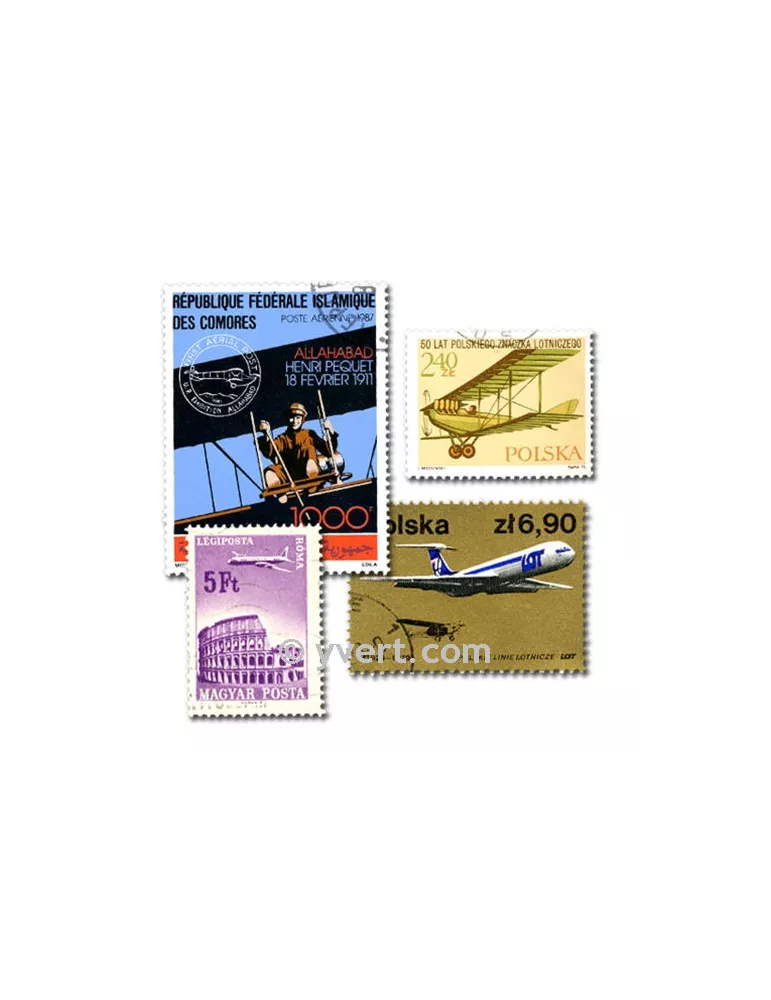 ART 2018 07 avion biplan & timbres - Les passions d'ART