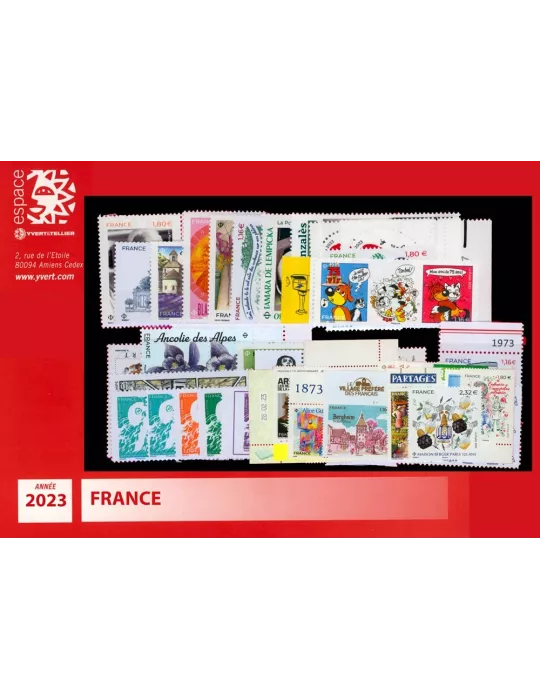 n° 5643/5735 - Timbre France Année complète (2023)