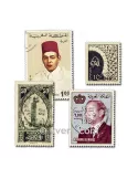 MAROC FRANCAIS : pochette de 300 timbres (Oblitérés)